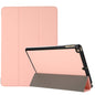 3-folding Skin Texture Horizontal Flip TPU + PU Leather Case with Holder