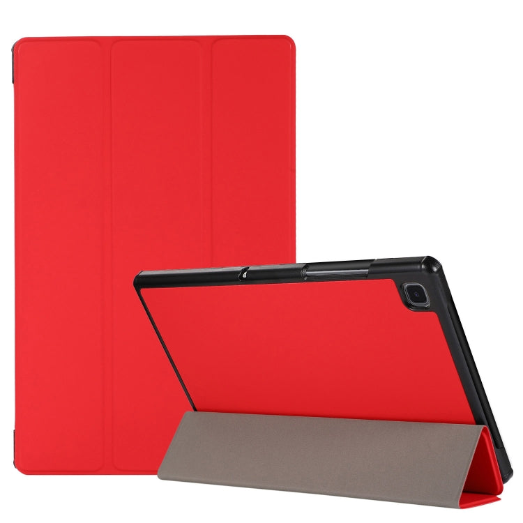 3-folding Skin Texture Horizontal Flip TPU + PU Leather Case with Holder