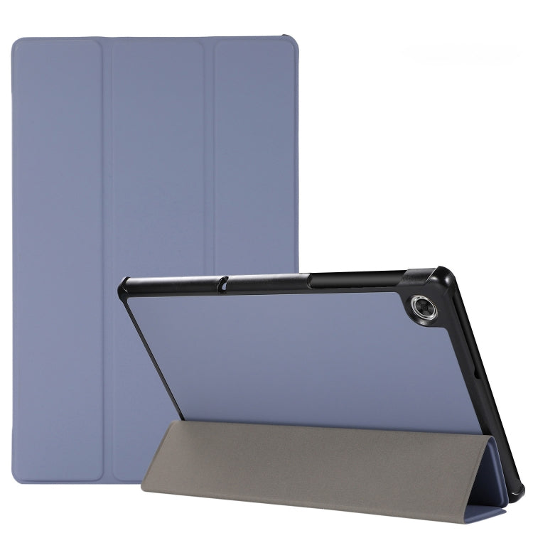 3-folding Skin Texture Horizontal Flip TPU + PU Leather Case with Holder