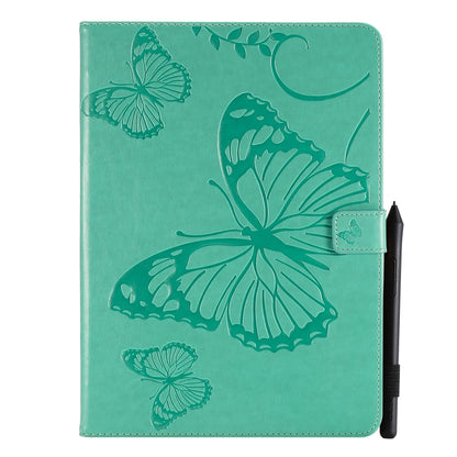 Pressed Printing Butterfly Pattern Horizontal Flip Leather Case with Holder & Card Slots & Wallet & Sleep / Wake-up Function, For iPad Air 2022 / 2020 10.9 /iPad Pro 11 2020 / 2018, For Lenovo Tab M10 Plus TB-X606F, For Samsung Galaxy S6 Lite P610�����...