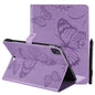 Pressed Printing Butterfly Pattern Horizontal Flip Leather Case with Holder & Card Slots & Wallet & Sleep / Wake-up Function, For iPad Air 2022 / 2020 10.9 /iPad Pro 11 2020 / 2018, For Lenovo Tab M10 Plus TB-X606F, For Samsung Galaxy S6 Lite P610�����...