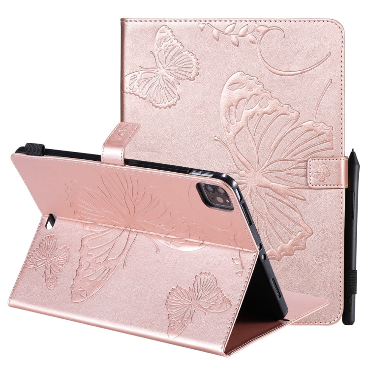 Pressed Printing Butterfly Pattern Horizontal Flip Leather Case with Holder & Card Slots & Wallet & Sleep / Wake-up Function, For iPad Air 2022 / 2020 10.9 /iPad Pro 11 2020 / 2018, For Lenovo Tab M10 Plus TB-X606F, For Samsung Galaxy S6 Lite P610�����...