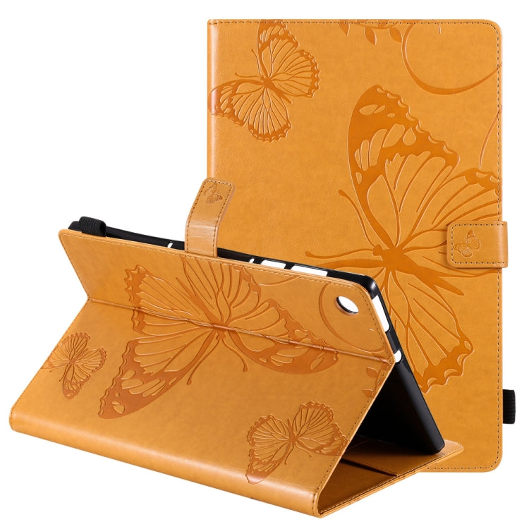 Pressed Printing Butterfly Pattern Horizontal Flip Leather Case with Holder & Card Slots & Wallet & Sleep / Wake-up Function, For iPad Air 2022 / 2020 10.9 /iPad Pro 11 2020 / 2018, For Lenovo Tab M10 Plus TB-X606F, For Samsung Galaxy S6 Lite P610�����...