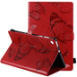 Pressed Printing Butterfly Pattern Horizontal Flip Leather Case with Holder & Card Slots & Wallet & Sleep / Wake-up Function, For iPad Air 2022 / 2020 10.9 /iPad Pro 11 2020 / 2018, For Lenovo Tab M10 Plus TB-X606F, For Samsung Galaxy S6 Lite P610�����...