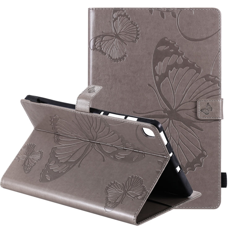 Pressed Printing Butterfly Pattern Horizontal Flip Leather Case with Holder & Card Slots & Wallet & Sleep / Wake-up Function, For iPad Air 2022 / 2020 10.9 /iPad Pro 11 2020 / 2018, For Lenovo Tab M10 Plus TB-X606F, For Samsung Galaxy S6 Lite P610�����...
