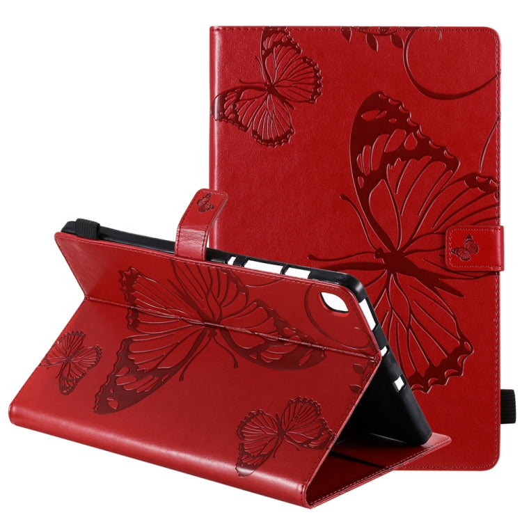 Pressed Printing Butterfly Pattern Horizontal Flip Leather Case with Holder & Card Slots & Wallet & Sleep / Wake-up Function, For iPad Air 2022 / 2020 10.9 /iPad Pro 11 2020 / 2018, For Lenovo Tab M10 Plus TB-X606F, For Samsung Galaxy S6 Lite P610�����...