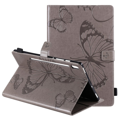 Pressed Printing Butterfly Pattern Horizontal Flip Leather Case with Holder & Card Slots & Wallet & Sleep / Wake-up Function, For iPad Air 2022 / 2020 10.9 /iPad Pro 11 2020 / 2018, For Lenovo Tab M10 Plus TB-X606F, For Samsung Galaxy S6 Lite P610�����...