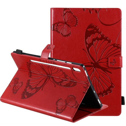 Pressed Printing Butterfly Pattern Horizontal Flip Leather Case with Holder & Card Slots & Wallet & Sleep / Wake-up Function, For iPad Air 2022 / 2020 10.9 /iPad Pro 11 2020 / 2018, For Lenovo Tab M10 Plus TB-X606F, For Samsung Galaxy S6 Lite P610�����...