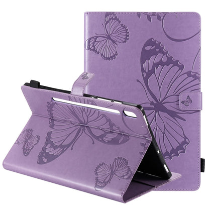 Pressed Printing Butterfly Pattern Horizontal Flip Leather Case with Holder & Card Slots & Wallet & Sleep / Wake-up Function, For iPad Air 2022 / 2020 10.9 /iPad Pro 11 2020 / 2018, For Lenovo Tab M10 Plus TB-X606F, For Samsung Galaxy S6 Lite P610�����...