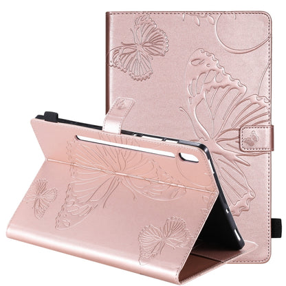 Pressed Printing Butterfly Pattern Horizontal Flip Leather Case with Holder & Card Slots & Wallet & Sleep / Wake-up Function, For iPad Air 2022 / 2020 10.9 /iPad Pro 11 2020 / 2018, For Lenovo Tab M10 Plus TB-X606F, For Samsung Galaxy S6 Lite P610�����...