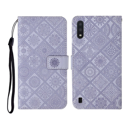 Ethnic Style Embossed Pattern Horizontal Flip Leather Case with Holder & Card Slots & Wallet & Lanyard, For Samsung Galaxy A01, For Samsung Galaxy A10 / M10, For Samsung Galaxy A10s, For Samsung Galaxy A11, For Samsung Galaxy A12�����������������������...