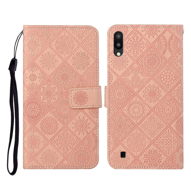 Ethnic Style Embossed Pattern Horizontal Flip Leather Case with Holder & Card Slots & Wallet & Lanyard, For Samsung Galaxy A01, For Samsung Galaxy A10 / M10, For Samsung Galaxy A10s, For Samsung Galaxy A11, For Samsung Galaxy A12�����������������������...
