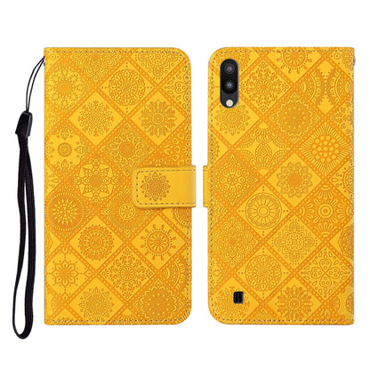 Ethnic Style Embossed Pattern Horizontal Flip Leather Case with Holder & Card Slots & Wallet & Lanyard, For Samsung Galaxy A01, For Samsung Galaxy A10 / M10, For Samsung Galaxy A10s, For Samsung Galaxy A11, For Samsung Galaxy A12�����������������������...