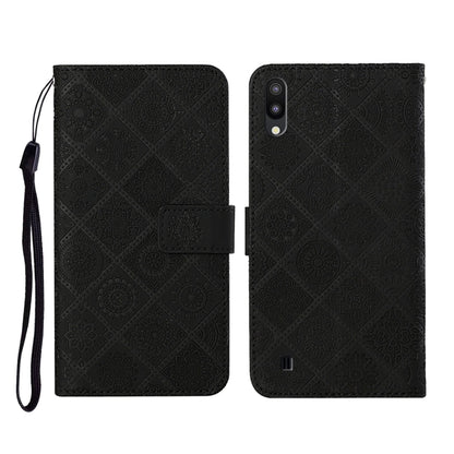 Ethnic Style Embossed Pattern Horizontal Flip Leather Case with Holder & Card Slots & Wallet & Lanyard, For Samsung Galaxy A01, For Samsung Galaxy A10 / M10, For Samsung Galaxy A10s, For Samsung Galaxy A11, For Samsung Galaxy A12�����������������������...