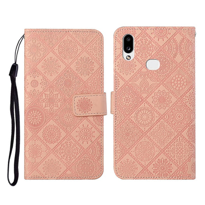 Ethnic Style Embossed Pattern Horizontal Flip Leather Case with Holder & Card Slots & Wallet & Lanyard, For Samsung Galaxy A01, For Samsung Galaxy A10 / M10, For Samsung Galaxy A10s, For Samsung Galaxy A11, For Samsung Galaxy A12�����������������������...