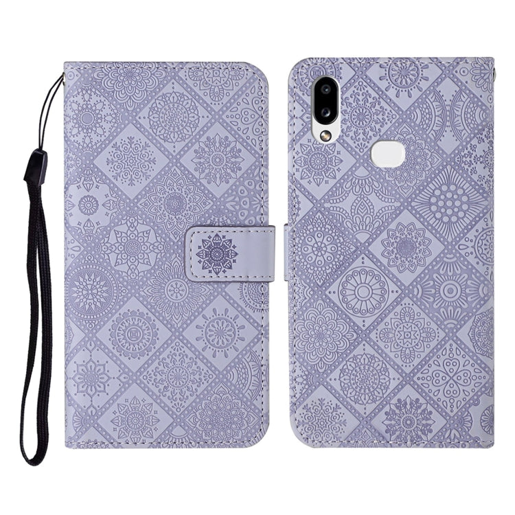 Ethnic Style Embossed Pattern Horizontal Flip Leather Case with Holder & Card Slots & Wallet & Lanyard, For Samsung Galaxy A01, For Samsung Galaxy A10 / M10, For Samsung Galaxy A10s, For Samsung Galaxy A11, For Samsung Galaxy A12�����������������������...
