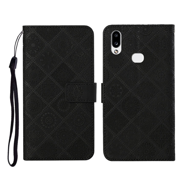 Ethnic Style Embossed Pattern Horizontal Flip Leather Case with Holder & Card Slots & Wallet & Lanyard, For Samsung Galaxy A01, For Samsung Galaxy A10 / M10, For Samsung Galaxy A10s, For Samsung Galaxy A11, For Samsung Galaxy A12�����������������������...