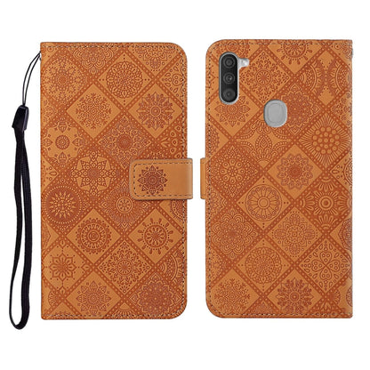 Ethnic Style Embossed Pattern Horizontal Flip Leather Case with Holder & Card Slots & Wallet & Lanyard, For Samsung Galaxy A01, For Samsung Galaxy A10 / M10, For Samsung Galaxy A10s, For Samsung Galaxy A11, For Samsung Galaxy A12�����������������������...