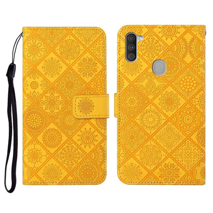 Ethnic Style Embossed Pattern Horizontal Flip Leather Case with Holder & Card Slots & Wallet & Lanyard, For Samsung Galaxy A01, For Samsung Galaxy A10 / M10, For Samsung Galaxy A10s, For Samsung Galaxy A11, For Samsung Galaxy A12�����������������������...