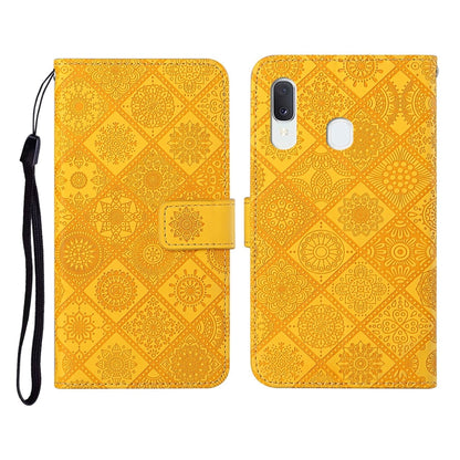 Ethnic Style Embossed Pattern Horizontal Flip Leather Case with Holder & Card Slots & Wallet & Lanyard, For Samsung Galaxy A01, For Samsung Galaxy A10 / M10, For Samsung Galaxy A10s, For Samsung Galaxy A11, For Samsung Galaxy A12�����������������������...