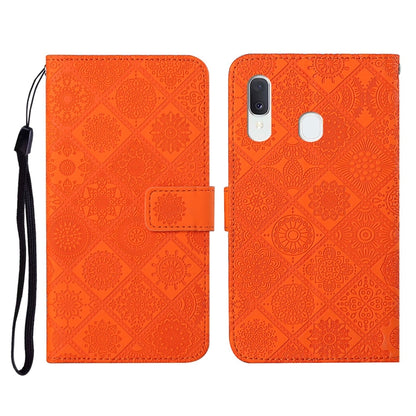Ethnic Style Embossed Pattern Horizontal Flip Leather Case with Holder & Card Slots & Wallet & Lanyard, For Samsung Galaxy A01, For Samsung Galaxy A10 / M10, For Samsung Galaxy A10s, For Samsung Galaxy A11, For Samsung Galaxy A12�����������������������...