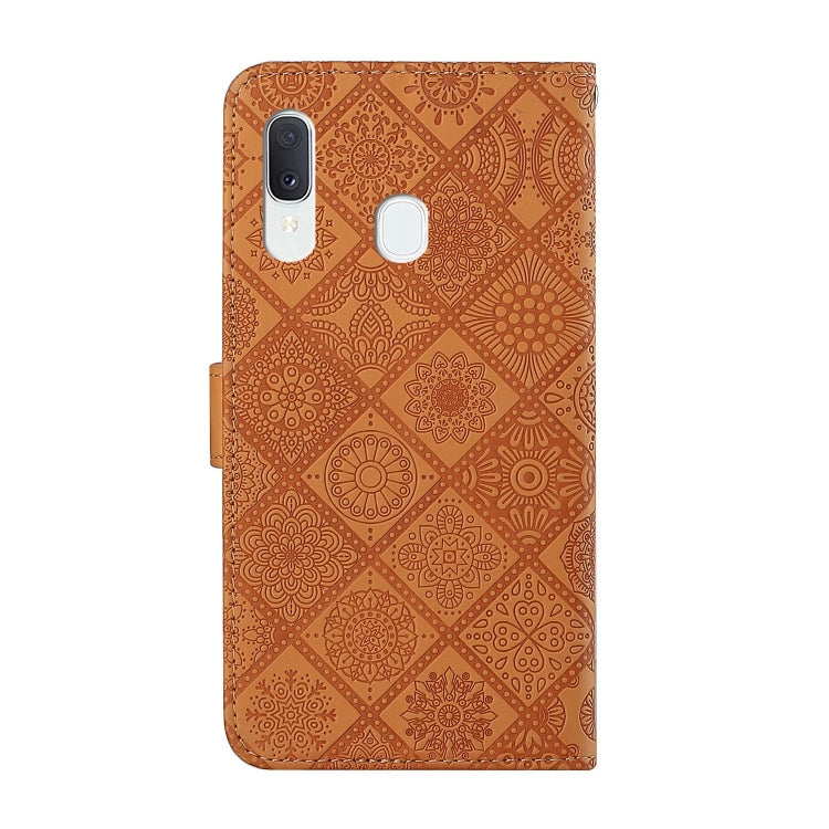 Ethnic Style Embossed Pattern Horizontal Flip Leather Case with Holder & Card Slots & Wallet & Lanyard, For Samsung Galaxy A20e, For Samsung Galaxy A20s, For Samsung Galaxy A21, For Samsung Galaxy A21s, For Samsung Galaxy A31, For Samsung Galaxy A40