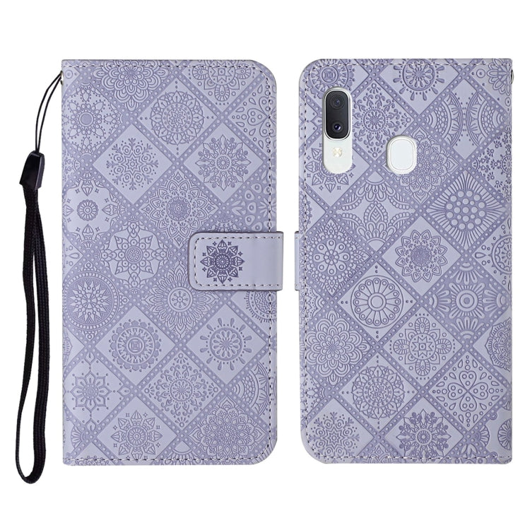 Ethnic Style Embossed Pattern Horizontal Flip Leather Case with Holder & Card Slots & Wallet & Lanyard, For Samsung Galaxy A20e, For Samsung Galaxy A20s, For Samsung Galaxy A21, For Samsung Galaxy A21s, For Samsung Galaxy A31, For Samsung Galaxy A40