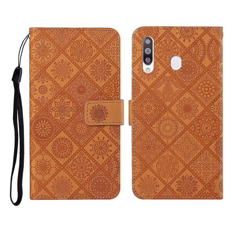 Ethnic Style Embossed Pattern Horizontal Flip Leather Case with Holder & Card Slots & Wallet & Lanyard, For Samsung Galaxy A20e, For Samsung Galaxy A20s, For Samsung Galaxy A21, For Samsung Galaxy A21s, For Samsung Galaxy A31, For Samsung Galaxy A40