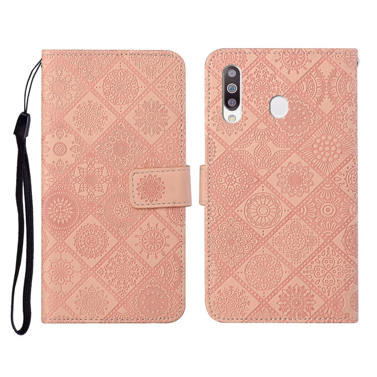 Ethnic Style Embossed Pattern Horizontal Flip Leather Case with Holder & Card Slots & Wallet & Lanyard, For Samsung Galaxy A20e, For Samsung Galaxy A20s, For Samsung Galaxy A21, For Samsung Galaxy A21s, For Samsung Galaxy A31, For Samsung Galaxy A40