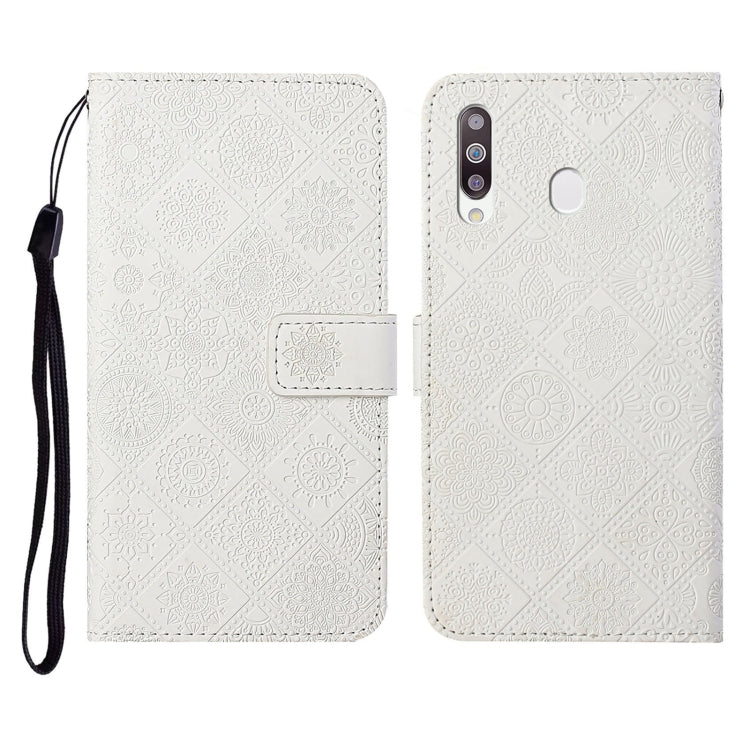 Ethnic Style Embossed Pattern Horizontal Flip Leather Case with Holder & Card Slots & Wallet & Lanyard, For Samsung Galaxy A20e, For Samsung Galaxy A20s, For Samsung Galaxy A21, For Samsung Galaxy A21s, For Samsung Galaxy A31, For Samsung Galaxy A40