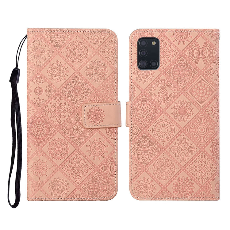 Ethnic Style Embossed Pattern Horizontal Flip Leather Case with Holder & Card Slots & Wallet & Lanyard, For Samsung Galaxy A20e, For Samsung Galaxy A20s, For Samsung Galaxy A21, For Samsung Galaxy A21s, For Samsung Galaxy A31, For Samsung Galaxy A40