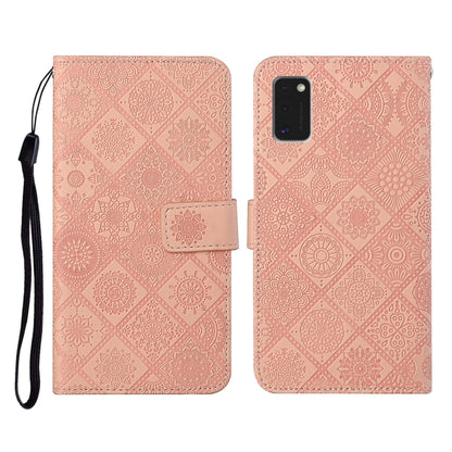 Ethnic Style Embossed Pattern Horizontal Flip Leather Case with Holder & Card Slots & Wallet & Lanyard, For Samsung Galaxy A41, For Samsung Galaxy A42 5G, For Samsung Galaxy A50, For Samsung Galaxy A51, For Samsung Galaxy A70, For Samsung Galaxy A71