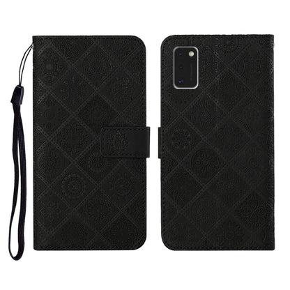 Ethnic Style Embossed Pattern Horizontal Flip Leather Case with Holder & Card Slots & Wallet & Lanyard, For Samsung Galaxy A41, For Samsung Galaxy A42 5G, For Samsung Galaxy A50, For Samsung Galaxy A51, For Samsung Galaxy A70, For Samsung Galaxy A71