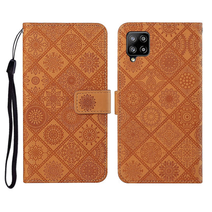 Ethnic Style Embossed Pattern Horizontal Flip Leather Case with Holder & Card Slots & Wallet & Lanyard, For Samsung Galaxy A41, For Samsung Galaxy A42 5G, For Samsung Galaxy A50, For Samsung Galaxy A51, For Samsung Galaxy A70, For Samsung Galaxy A71