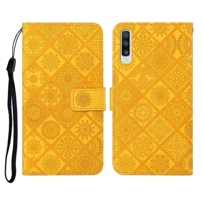 Ethnic Style Embossed Pattern Horizontal Flip Leather Case with Holder & Card Slots & Wallet & Lanyard, For Samsung Galaxy A41, For Samsung Galaxy A42 5G, For Samsung Galaxy A50, For Samsung Galaxy A51, For Samsung Galaxy A70, For Samsung Galaxy A71