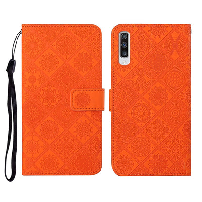 Ethnic Style Embossed Pattern Horizontal Flip Leather Case with Holder & Card Slots & Wallet & Lanyard, For Samsung Galaxy A41, For Samsung Galaxy A42 5G, For Samsung Galaxy A50, For Samsung Galaxy A51, For Samsung Galaxy A70, For Samsung Galaxy A71