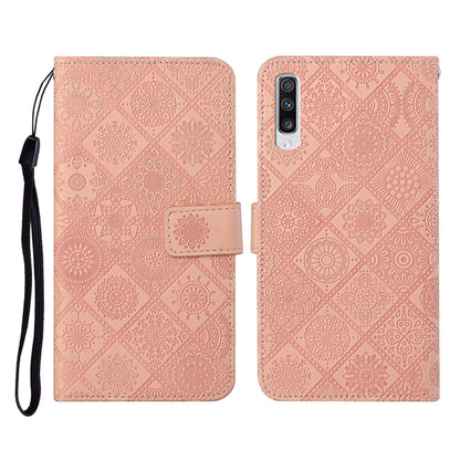 Ethnic Style Embossed Pattern Horizontal Flip Leather Case with Holder & Card Slots & Wallet & Lanyard, For Samsung Galaxy A41, For Samsung Galaxy A42 5G, For Samsung Galaxy A50, For Samsung Galaxy A51, For Samsung Galaxy A70, For Samsung Galaxy A71
