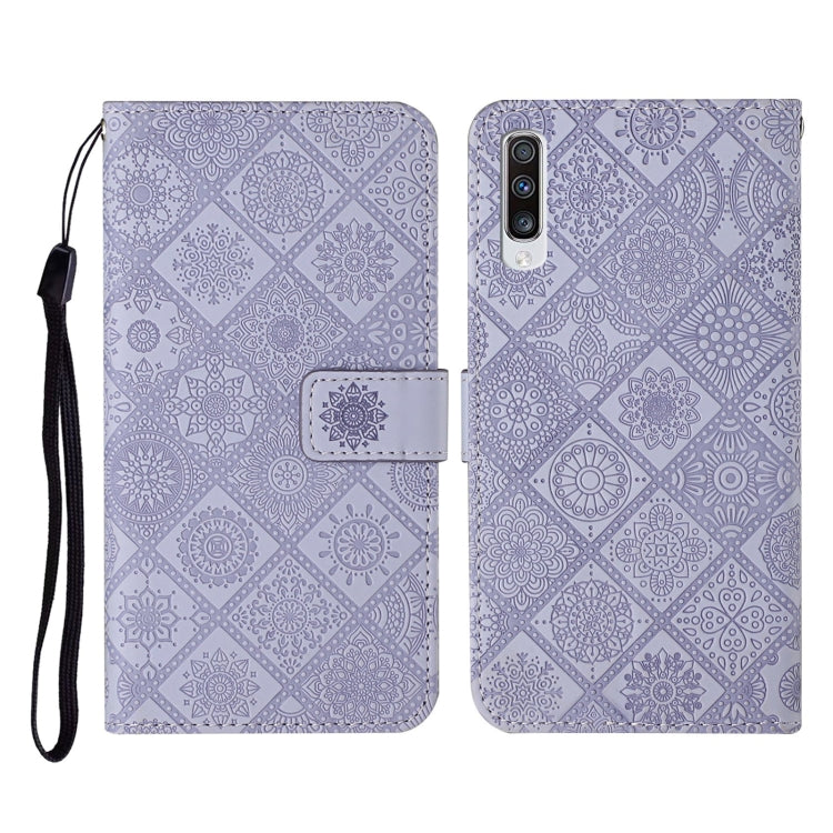 Ethnic Style Embossed Pattern Horizontal Flip Leather Case with Holder & Card Slots & Wallet & Lanyard, For Samsung Galaxy A41, For Samsung Galaxy A42 5G, For Samsung Galaxy A50, For Samsung Galaxy A51, For Samsung Galaxy A70, For Samsung Galaxy A71