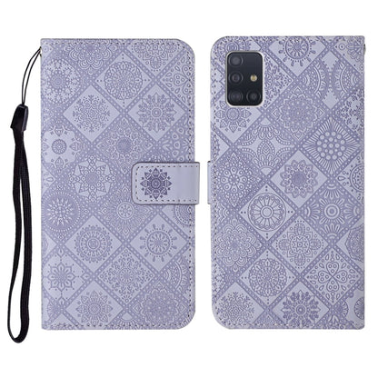 Ethnic Style Embossed Pattern Horizontal Flip Leather Case with Holder & Card Slots & Wallet & Lanyard, For Samsung Galaxy A41, For Samsung Galaxy A42 5G, For Samsung Galaxy A50, For Samsung Galaxy A51, For Samsung Galaxy A70, For Samsung Galaxy A71