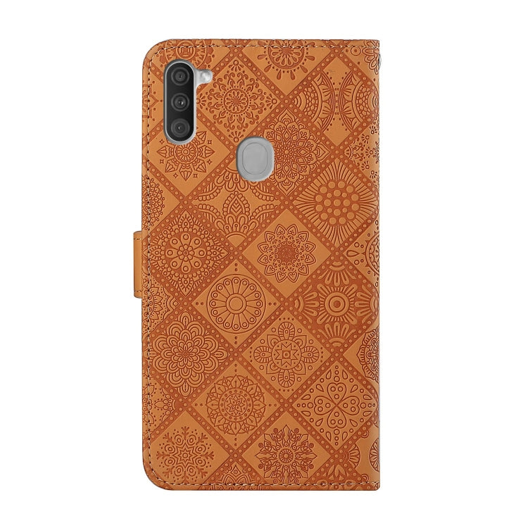Ethnic Style Embossed Pattern Horizontal Flip Leather Case with Holder & Card Slots & Wallet & Lanyard, For Samsung Galaxy M11, For Samsung Galaxy Note20, For Samsung Galaxy Note20 Ultra, For Samsung Galaxy S10, For Samsung Galaxy S10+�����������������...