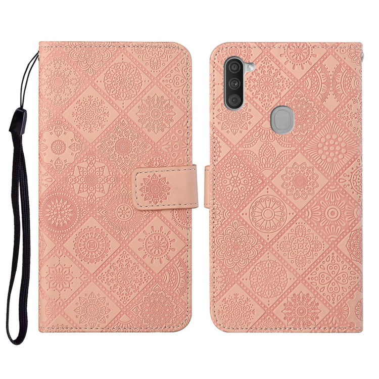 Ethnic Style Embossed Pattern Horizontal Flip Leather Case with Holder & Card Slots & Wallet & Lanyard, For Samsung Galaxy M11, For Samsung Galaxy Note20, For Samsung Galaxy Note20 Ultra, For Samsung Galaxy S10, For Samsung Galaxy S10+�����������������...