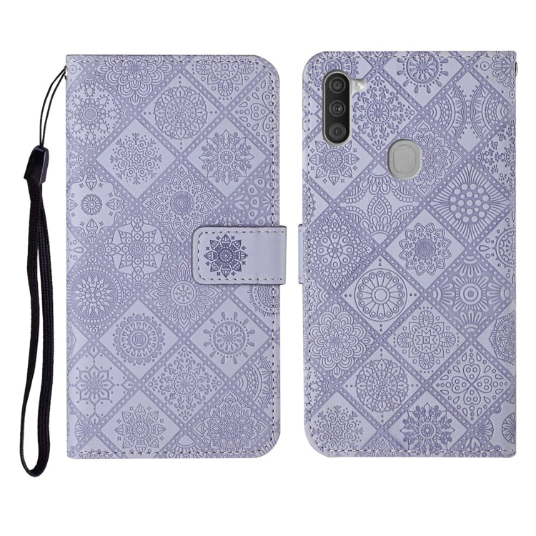 Ethnic Style Embossed Pattern Horizontal Flip Leather Case with Holder & Card Slots & Wallet & Lanyard, For Samsung Galaxy M11, For Samsung Galaxy Note20, For Samsung Galaxy Note20 Ultra, For Samsung Galaxy S10, For Samsung Galaxy S10+�����������������...