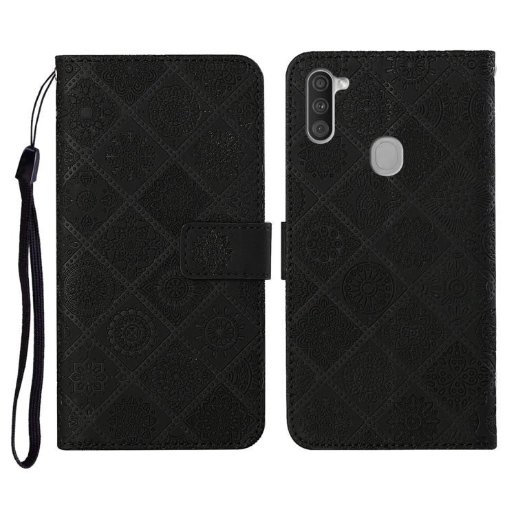 Ethnic Style Embossed Pattern Horizontal Flip Leather Case with Holder & Card Slots & Wallet & Lanyard, For Samsung Galaxy M11, For Samsung Galaxy Note20, For Samsung Galaxy Note20 Ultra, For Samsung Galaxy S10, For Samsung Galaxy S10+�����������������...