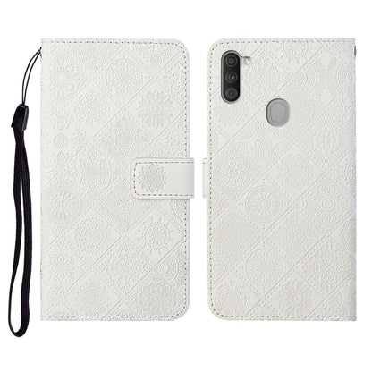 Ethnic Style Embossed Pattern Horizontal Flip Leather Case with Holder & Card Slots & Wallet & Lanyard, For Samsung Galaxy M11, For Samsung Galaxy Note20, For Samsung Galaxy Note20 Ultra, For Samsung Galaxy S10, For Samsung Galaxy S10+�����������������...