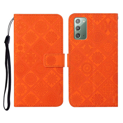 Ethnic Style Embossed Pattern Horizontal Flip Leather Case with Holder & Card Slots & Wallet & Lanyard, For Samsung Galaxy M11, For Samsung Galaxy Note20, For Samsung Galaxy Note20 Ultra, For Samsung Galaxy S10, For Samsung Galaxy S10+�����������������...