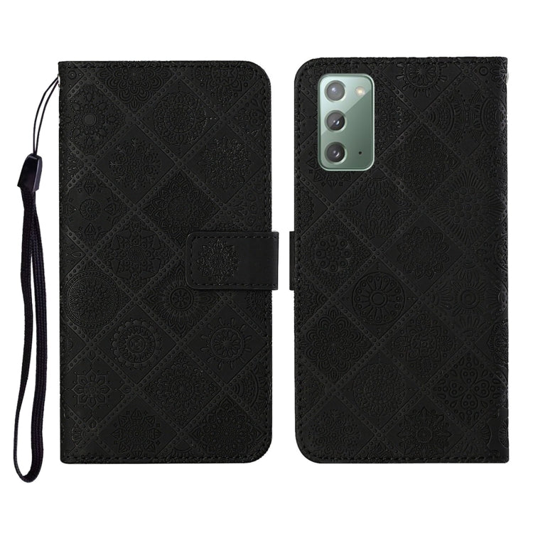 Ethnic Style Embossed Pattern Horizontal Flip Leather Case with Holder & Card Slots & Wallet & Lanyard, For Samsung Galaxy M11, For Samsung Galaxy Note20, For Samsung Galaxy Note20 Ultra, For Samsung Galaxy S10, For Samsung Galaxy S10+�����������������...