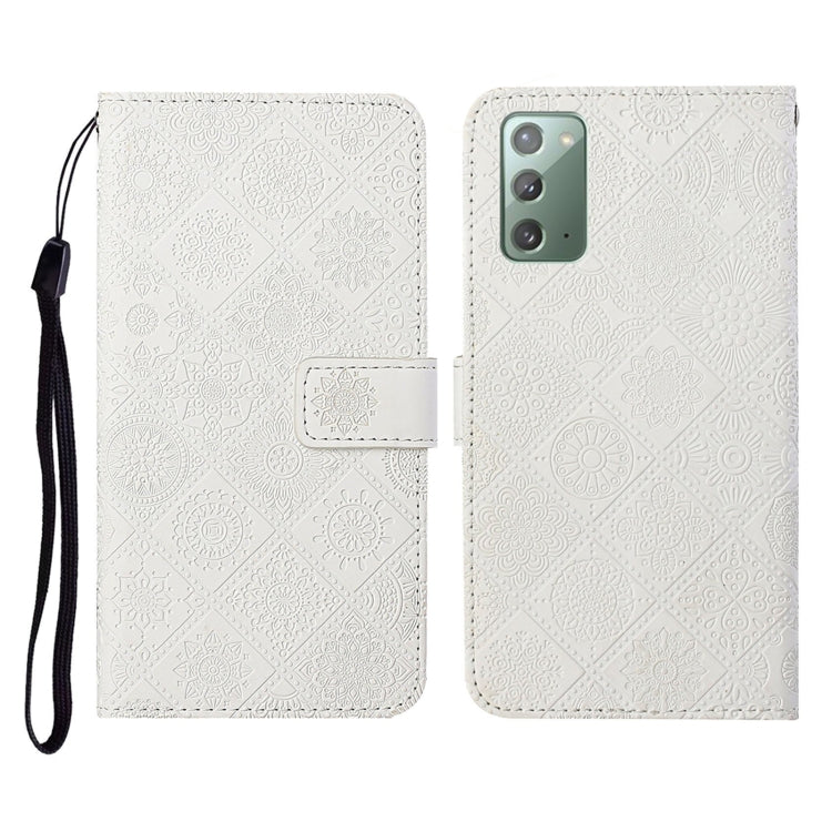 Ethnic Style Embossed Pattern Horizontal Flip Leather Case with Holder & Card Slots & Wallet & Lanyard, For Samsung Galaxy M11, For Samsung Galaxy Note20, For Samsung Galaxy Note20 Ultra, For Samsung Galaxy S10, For Samsung Galaxy S10+�����������������...