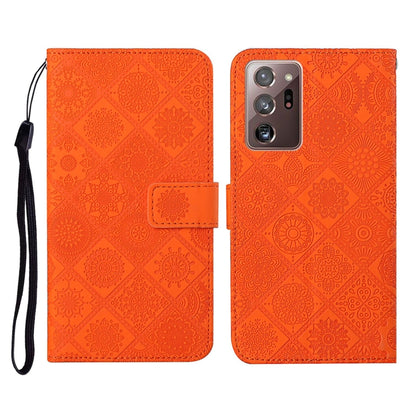 Ethnic Style Embossed Pattern Horizontal Flip Leather Case with Holder & Card Slots & Wallet & Lanyard, For Samsung Galaxy M11, For Samsung Galaxy Note20, For Samsung Galaxy Note20 Ultra, For Samsung Galaxy S10, For Samsung Galaxy S10+�����������������...