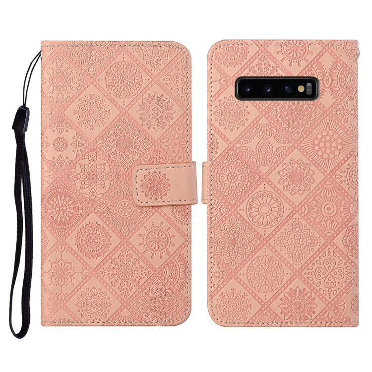 Ethnic Style Embossed Pattern Horizontal Flip Leather Case with Holder & Card Slots & Wallet & Lanyard, For Samsung Galaxy M11, For Samsung Galaxy Note20, For Samsung Galaxy Note20 Ultra, For Samsung Galaxy S10, For Samsung Galaxy S10+�����������������...