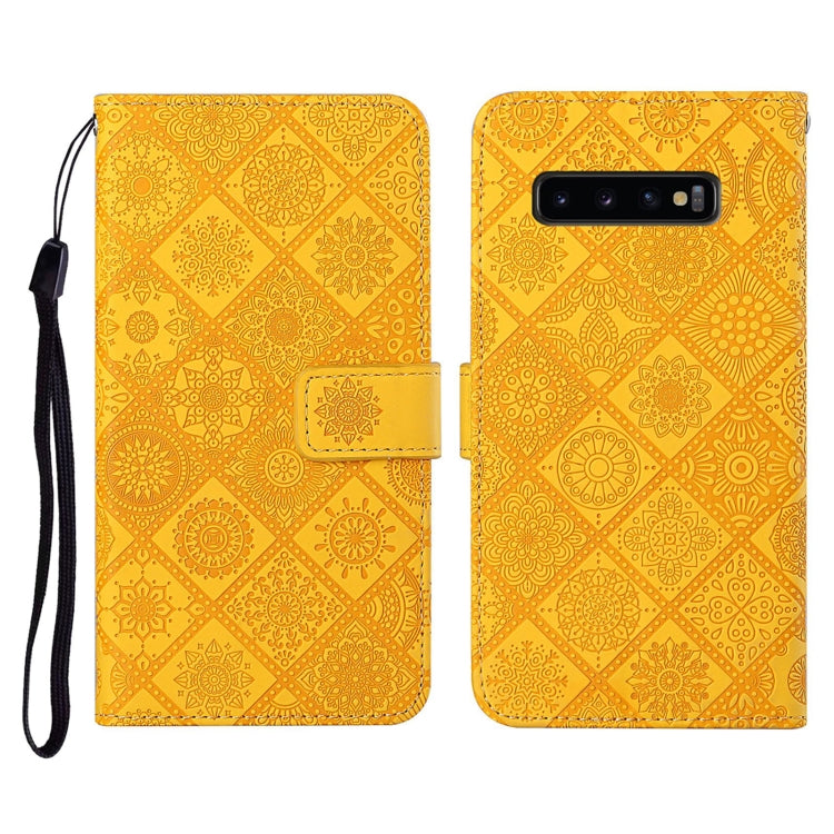 Ethnic Style Embossed Pattern Horizontal Flip Leather Case with Holder & Card Slots & Wallet & Lanyard, For Samsung Galaxy M11, For Samsung Galaxy Note20, For Samsung Galaxy Note20 Ultra, For Samsung Galaxy S10, For Samsung Galaxy S10+�����������������...